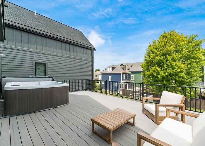 New Build Hot Tub Dtown Shortnorth Сasa de vacaciones *